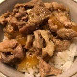 簡単＊豚こま肉で豚丼